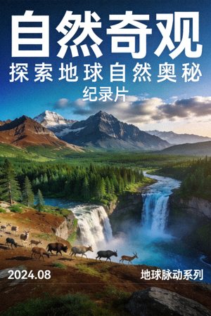 纪录片《自然奇观》海报 - 探索地球自然奥秘